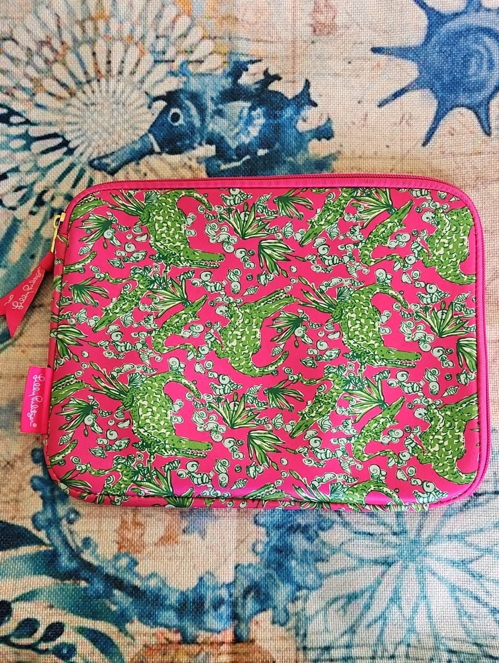 Lilly Pulitzer Tech Case "See Ya Later Alligator"